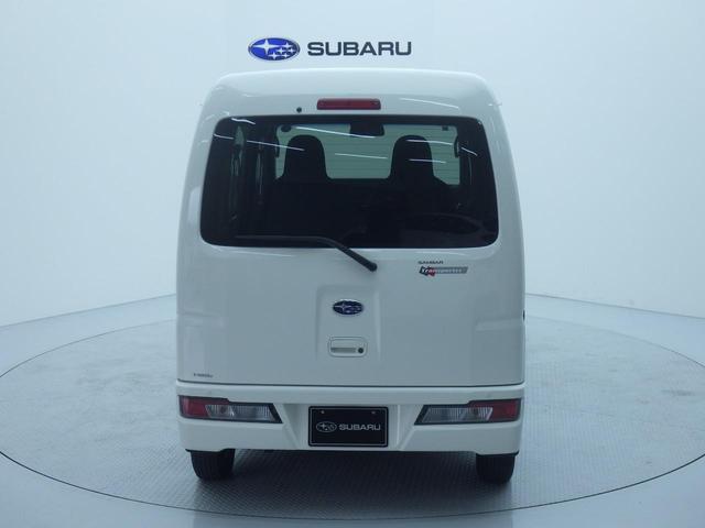 サンバーバン トランスポーター　スマートアシスト　元社用車　タイヤ交換済　スピーカー内臓ＡＭ／ＦＭチューナー　ＥＴＣ　ＬＥＤヘッドライト　両側スライドドア　誤発進抑制制御　誤後進抑制制御　車線逸脱警報機能　先行車発進お知らせ機能　障害物センサー　パワーウィンドウ（5枚目）