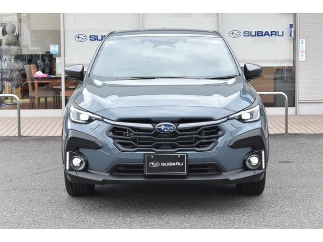 クロストレック PremiumS:HEV EX 弊社元試乗車 オフショアブルーメタリック、11.6インチセンターインフォメーションディスプレイ(ナビ機能付き)、ETC2.0、ヘッドランプガーニッシュ&リヤコンビランプガーニッシュ、ボディサイドモールディング(4枚目)