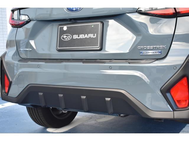 クロストレック PremiumS:HEV EX 弊社元試乗車 オフショアブルーメタリック、11.6インチセンターインフォメーションディスプレイ(ナビ機能付き)、ETC2.0、ヘッドランプガーニッシュ&リヤコンビランプガーニッシュ、ボディサイドモールディング(35枚目)