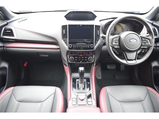 フォレスター STIスポーツ F型 前後ドラレコ 革シート 視界拡張 ダイアトーンナビ Bluetoothオーディオ フロントカメラ サイドカメラ バックカメラ スマートリヤビューミラー ETC2.0 ハイビームアシスト 電動リヤゲート リヤビークルディテクション(6枚目)