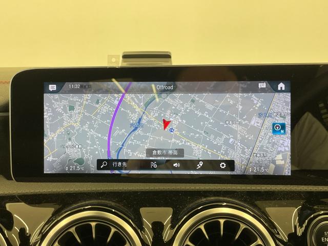 CLAクラス CLA200d AMGライン レーダーセーフティP ナビゲーションP ハーフレザー シートH パワーシート マルチビームLEDヘッドライト 純正ナビ TV リアカメラ 18インチAW アンビエントライト LKA BSM ワンオーナ(10枚目)