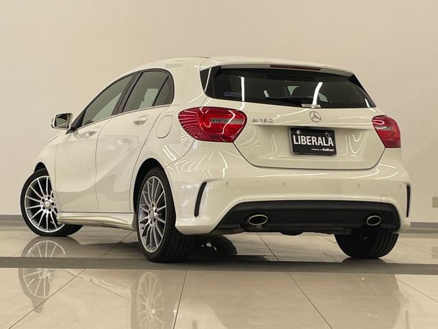 Aクラス A180 ブルーエフィシェンシー AMGエクスクルーシブパッケージ シートヒーター レザーシート クライメイトコントロール コンビニエンスオープン リバースポジション クルコン バックカメラ 純正ナビ Bluetooth(46枚目)