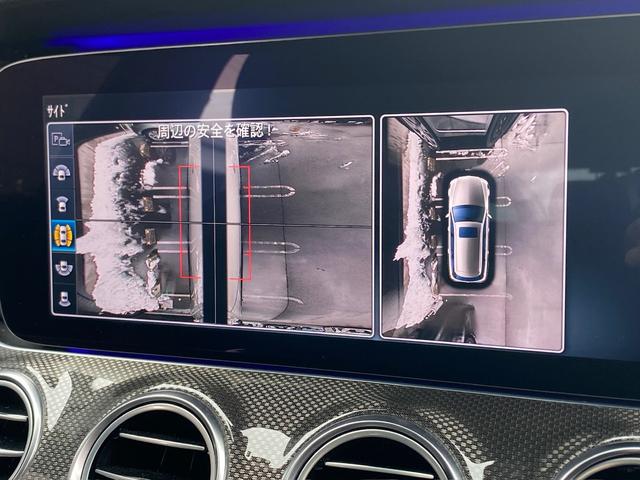 Ｅクラスステーションワゴン Ｅ４３　４マチック　ステーションワゴン　パノラマサンルーフ　Ｂｕｒｍｅｓｔｅｒ　黒ハーフレザーシート　ＨＵＤ　ＡＣＣ　純正ナビ　３６０度カメラ　ＡｐｐｌｅＣａｒＰｌａｙ　純正２０インチアルミホイール（16枚目）