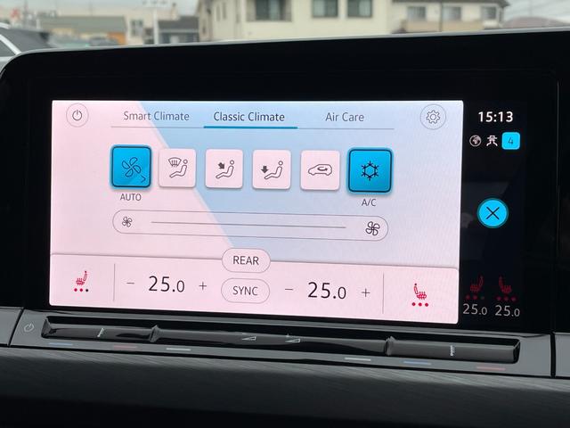 ゴルフ ｅＴＳＩスタイル　サンルーフ　ｈａｒｍａｎ　ｋａｒｄｏｎ　ＡＣＣ　純正ナビ　ａｐｐｌｅ　ｃａｒ　ｐｌａｙ　　ＩＱｌｉｇｈｔ　ヘッドアップディスプレイ　ブラインドスポットモニター　バーチャルコックピット　シートヒーター（17枚目）