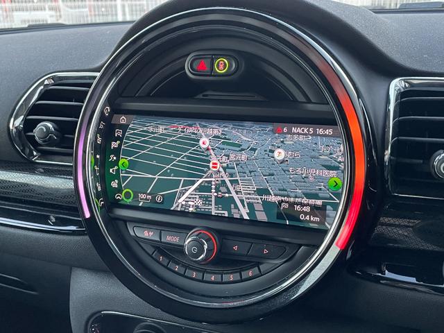 MINI クーパーD クラブマン ペッパーPKG ACC 純正ナビ バックカメラ コンフォートアクセス OP純正17インチアルミホイール PDC アンビエントライト インテリジェントセーフティ パークアシスト ミラーETC(15枚目)