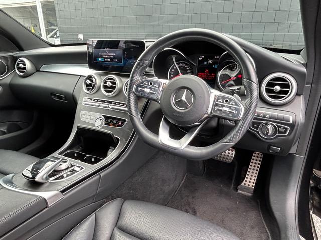 Cクラスステーションワゴン ワンオーナー 黒革シート ACC 純正ナビ Apple Car Play レーダーセーフティPKG シートヒーター BSM フルセグTV ドライブレコーダー アンビエントライト レーンキープアシスト(22枚目)