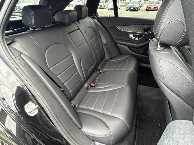 Cクラスステーションワゴン ワンオーナー 黒革シート ACC 純正ナビ Apple Car Play レーダーセーフティPKG シートヒーター BSM フルセグTV ドライブレコーダー アンビエントライト レーンキープアシスト(29枚目)