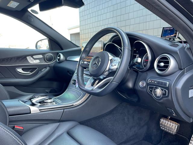 Cクラスステーションワゴン C220d ワゴンアバンギャルド AMGライン 黒革シート レーダーセーフティPKG ACC 純正ナビ バックカメラ フルセグTV シートヒーター パワーシート パワーバックドア カープレイ ドライブレコーダー ETC(20枚目)