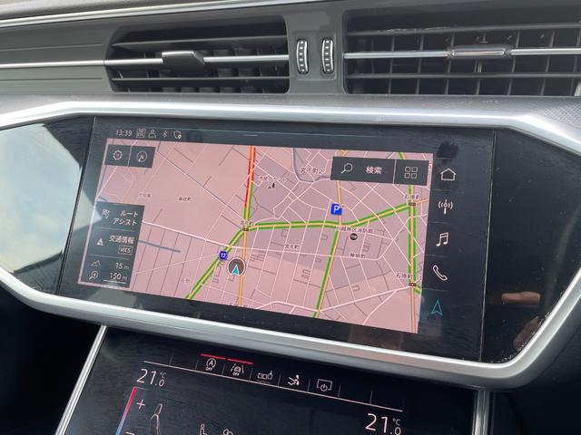 Ａ７スポーツバック ５５ＴＦＳＩクワトロ　デビューパッケージ　アシスタンスＰＫＧ　黒革シート　ＢＡＮＧ＆ＯＬＵＦＳＥＮ　純正ナビ　３６０度カメラ　フルセグＴＶ　パワーバックドア　ＡＣＣ　ＢＳＭ　ＬＫＡ　シートヒーター　パワーシート　バーチャルコックピット　ＥＴＣ（5枚目）