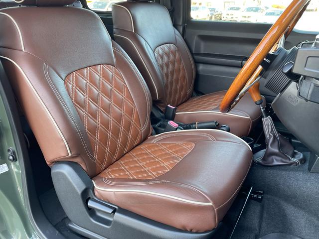 ジムニー ＸＬ　社外ステアリング　ルーフラッピング　シートカバー　社外ナビ　　フルセグＴＶ　シートヒーター　　ドライブレコーダー　ＥＴＣ（19枚目）