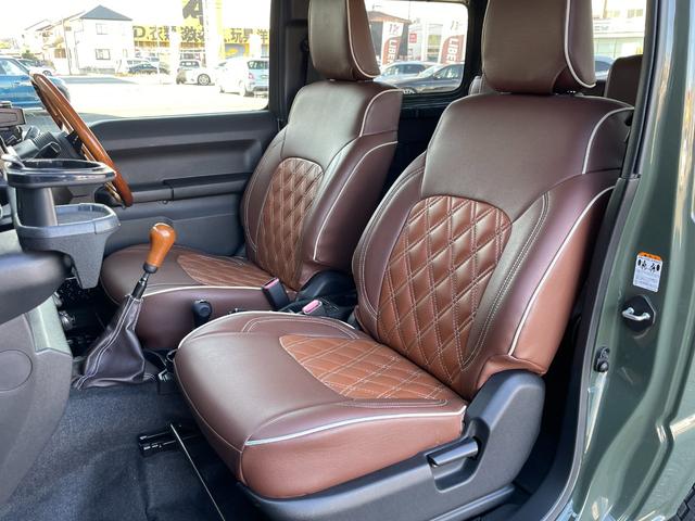 ジムニー ＸＬ　社外ステアリング　ルーフラッピング　シートカバー　社外ナビ　　フルセグＴＶ　シートヒーター　　ドライブレコーダー　ＥＴＣ（23枚目）