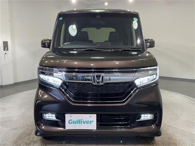N-BOXカスタム G・Lターボホンダセンシング 純正ナビ 両側パワースライドドア レーダークルーズコントロール 衝突軽減ブレーキ シートヒーター ハーフレザー クリアランスソナー バックカメラ パドルシフト ビルトインETC LEDヘッドライト(38枚目)