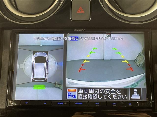 ノート ｅ－パワー　Ｂ　ＫＥＮＷＯＯＤナビ　アラウンドビューモニター　エマージェンシーブレーキ　車線逸脱警報　クリアランスソナー　デジタルインナーミラー　ＥＴＣ　ＩＳＯＦＩＸ　ＣＤ　ＤＶＤ　Ｂｌｕｅｔｏｏｔｈ　電動格納ミラー（2枚目）