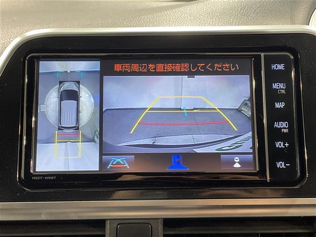 シエンタ ハイブリッドＧ　クエロ　純正ナビ　パノラミックビューモニター　トヨタセーフティセンス　衝突軽減ブレーキ両側パワースライドドア　ビルトインＥＴＣ　ＬＥＤヘッドライト　ドライブレコーダー　クリアランスソナー　クルーズコントロール（3枚目）