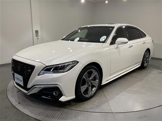 クラウンハイブリッド ＲＳアドバンス　純正８インチナビ　電動ムーンルーフ　ＡＣ１００Ｖ　ベンチレーション　トヨタセーフティセンス　バックカメラ　ステアリングヒーター　ＬＥＤヘッドライト　黒革　デジタルインナーミラー　ＥＴＣ　ＢＳＭ　ソナー（38枚目）