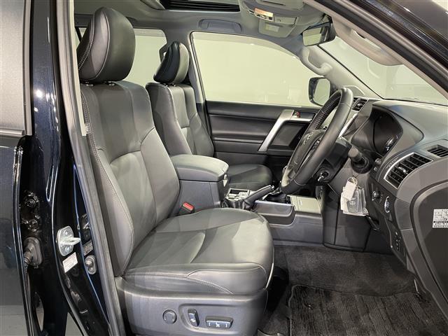 ランドクルーザープラド TX Lパッケージ 純正9インチナビ サンルーフ RAYSAW スーパーライブサウンドシステム BFグッドリッチタイヤ ブラインドスポットモニター ソナー ルーフレール セーフティセンス エアシート ETC2.0 LED(12枚目)