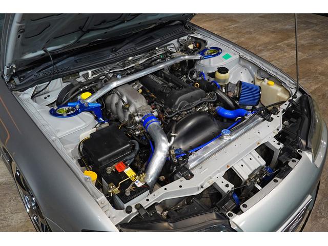 シルビア ヴァリエッタ S15スペックR用ターボエンジン換装済・S15純正6速トランスミッション(FS6R92A)換装公認取得済・R33GT-R純正ブレンボブレーキ・R34スカイライン純正リアブレーキ流用取付公認取得済(47枚目)