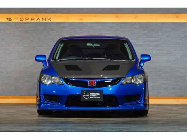 シビック タイプR 無限カーボンエアロボンネット 無限フロントアンダースポイラー 無限フロントスポーツグリル BLITZ車高調 ADVAN GT 18インチアルミ(10枚目)