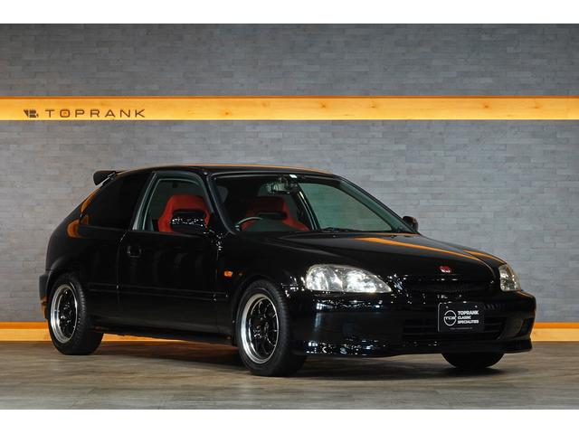 シビック タイプＲ　Ｘ　外装色：スターライトブラックパール！エンケイ１５インチアルミホイール！社外車高調！整備記録複数！Ｂ１６ＢＶｔｅｃエンジン！（4枚目）