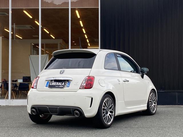 アバルト595 ツーリズモ ナビ 地デジ Bカメラ 社外テール(純正有)カーボンインテリア リアソナー ETC 赤革シート HIDヘッドライト キーレス(16枚目)