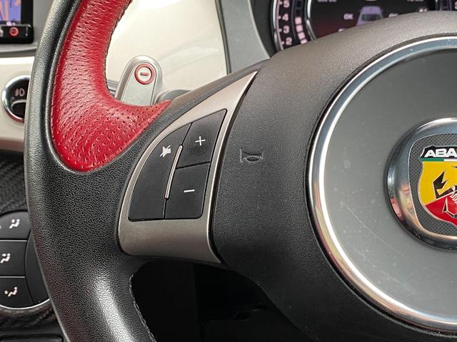 アバルト595 ツーリズモ ナビ 地デジ Bカメラ 社外テール(純正有)カーボンインテリア リアソナー ETC 赤革シート HIDヘッドライト キーレス(28枚目)