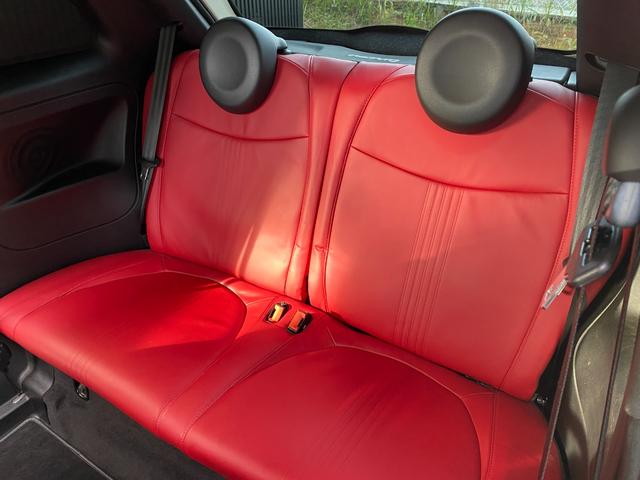 アバルト595 ツーリズモ ナビ 地デジ Bカメラ 社外テール(純正有)カーボンインテリア リアソナー ETC 赤革シート HIDヘッドライト キーレス(52枚目)