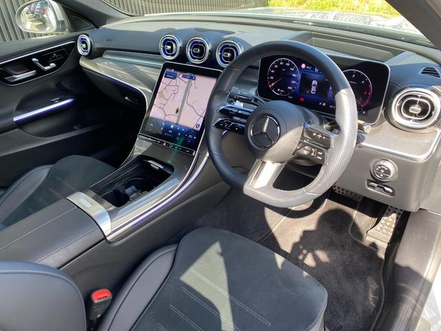 Ｃクラス Ｃ２２０ｄアバンギャルド　ＡＭＧライン　１オーナー　ＲＳＰ　ＡＣＣ　ＨＵＤ　ベーシックＰＫＧ　純正ナビ　Ａｐｐｌｅｃａｒｐｌａｙ　地デジ　Ｂｌｕｅｔｏｏｔｈ　Ｂカメラ　半革　シートＨ　Ｐバックドア　ＬＥＤ　前後ドラレコ　純正１８ＡＷ　ＥＴＣ（10枚目）