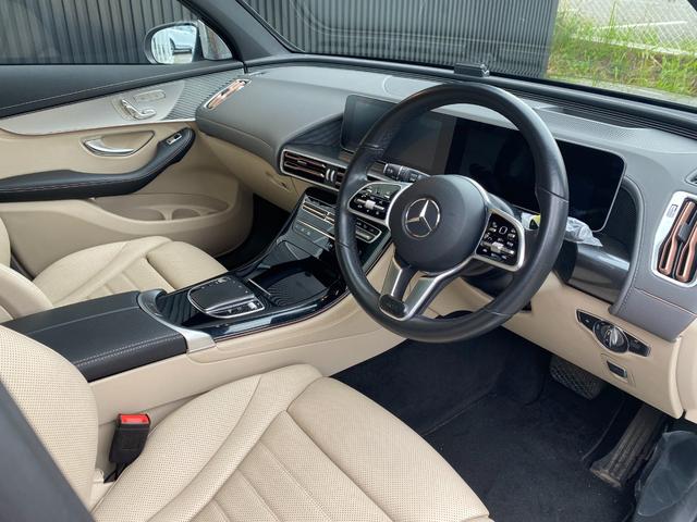 EQC EQC400 4マチック ワンオーナ レザーエクスクルーシブ ブルメスター パノラミックスライディングルーフ 360度カメラ エアシート シートヒーター 電動リアゲート ヘッドアップディスプレイ アクティブパーキングアシスト(10枚目)