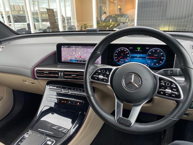 EQC EQC400 4マチック ワンオーナ レザーエクスクルーシブ ブルメスター パノラミックスライディングルーフ 360度カメラ エアシート シートヒーター 電動リアゲート ヘッドアップディスプレイ アクティブパーキングアシスト(34枚目)