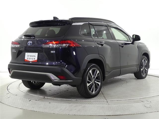 カローラクロス ハイブリッド Z 4WD フルセグ メモリーナビ バックカメラ ドラレコ 衝突被害軽減システム ETC LEDヘッドランプ ワンオーナー DVD再生 ミュージックプレイヤー接続可 記録簿 安全装備 電動シート CD(4枚目)