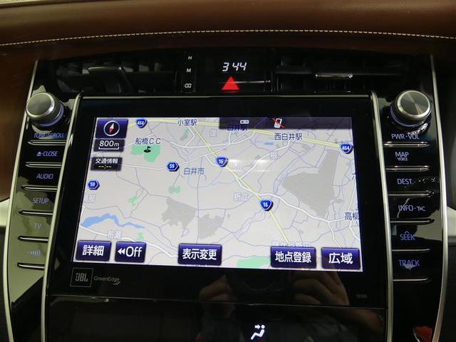 ハリアー プログレス　フルセグ　メモリーナビ　バックカメラ　ドラレコ　衝突被害軽減システム　ＥＴＣ　ＬＥＤヘッドランプ　ＤＶＤ再生　ミュージックプレイヤー接続可　記録簿　安全装備　オートクルーズコントロール　ナビ＆ＴＶ（3枚目）