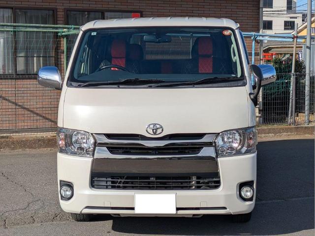 ハイエースバン スーパーGL ダークプライム ワンオーナー ユーザー買取車 記録簿 バックミラーモニター ETC2.0 スペアキー トヨタ純正SDナビ フルセグTV Bluetooth CD DVD再生 LEDヘッドランプ 取扱説明書 ナビ説明書(5枚目)