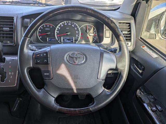 ハイエースバン スーパーGL ダークプライム ワンオーナー ユーザー買取車 記録簿 バックミラーモニター ETC2.0 スペアキー トヨタ純正SDナビ フルセグTV Bluetooth CD DVD再生 LEDヘッドランプ 取扱説明書 ナビ説明書(42枚目)