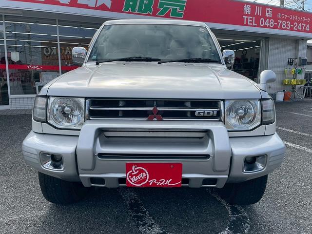 パジェロ ワイド　エクシード　ユーザー様買取車両　サンルーフ　純正ＡＷ　ＥＴＣ　ヒッチメンバー（3枚目）