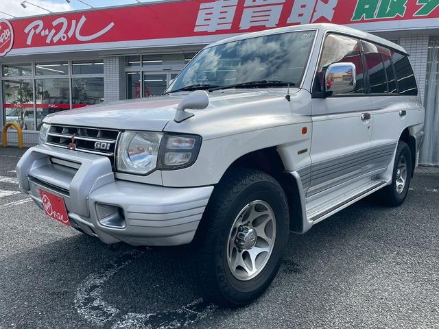 パジェロ ワイド　エクシード　ユーザー様買取車両　サンルーフ　純正ＡＷ　ＥＴＣ　ヒッチメンバー（4枚目）