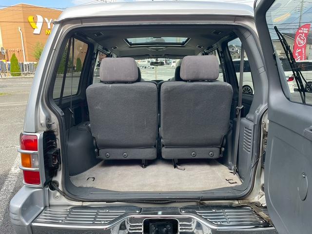 パジェロ ワイド　エクシード　ユーザー様買取車両　サンルーフ　純正ＡＷ　ＥＴＣ　ヒッチメンバー（14枚目）