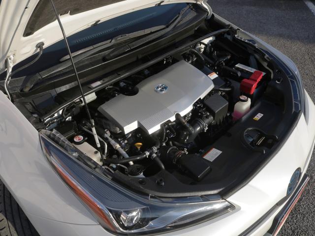 プリウス Ｓ　後期型・トヨタセーフティセンス・Ｂｌｕｅｔｏｏｔｈ接続・黒革調シートカバー・スマートキー・ツーリング用１７インチアルミ・バックカメラ・追従クルコン・ドラレコ・コーナーセンサー・ＬＥＤヘッドライト（37枚目）