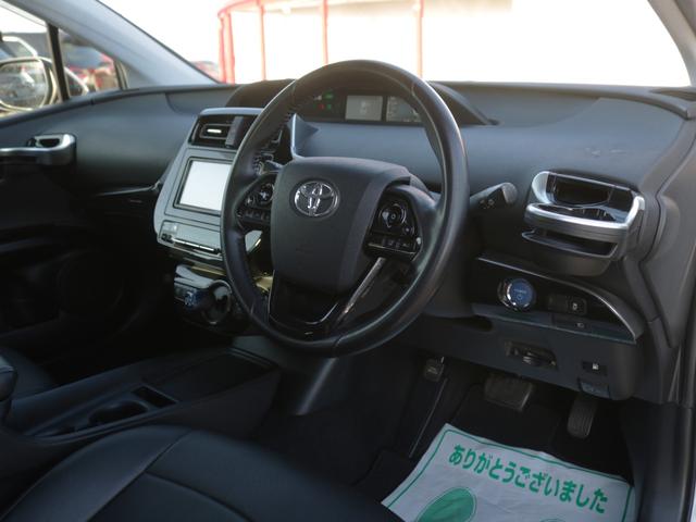 プリウス Ｓ　後期型・トヨタセーフティセンス・Ｂｌｕｅｔｏｏｔｈ接続・黒革調シートカバー・スマートキー・ツーリング用１７インチアルミ・バックカメラ・追従クルコン・ドラレコ・コーナーセンサー・ＬＥＤヘッドライト（38枚目）