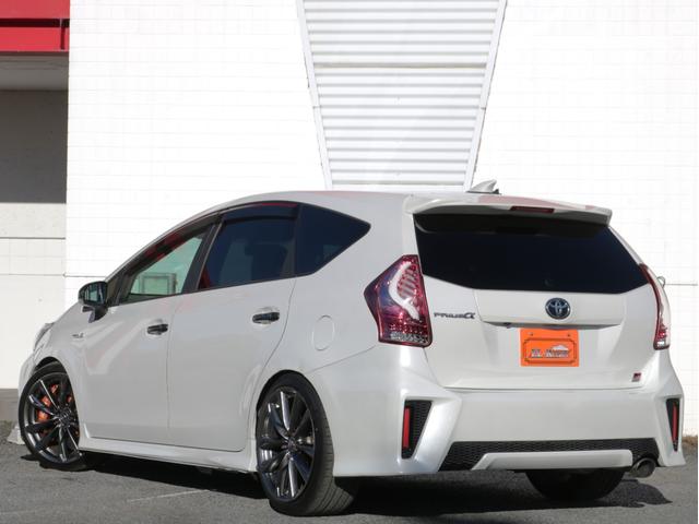 プリウスアルファ Ｓツーリングセレクション　後期Ｇ’ｓ仕様・後期型ＬＥＤヘッドライト・ハーフレザーシート・ＩＤＥＡＬブレーキ・ＲＯＷＥＮフロントエアロ・ＶＡＬＥＮＴＩ　ＬＥＤリアテール・ＨＫＳレーシングサクション・ローダウン・Ｂｌｕｅｔｏｏｔｈ（37枚目）