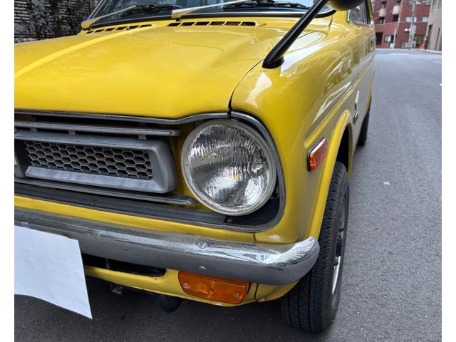 ライフ superDELUXE 1973年/4MT/社外オーディオ/KENWOODスピーカー/純正AW/純正マッドガード(8枚目)