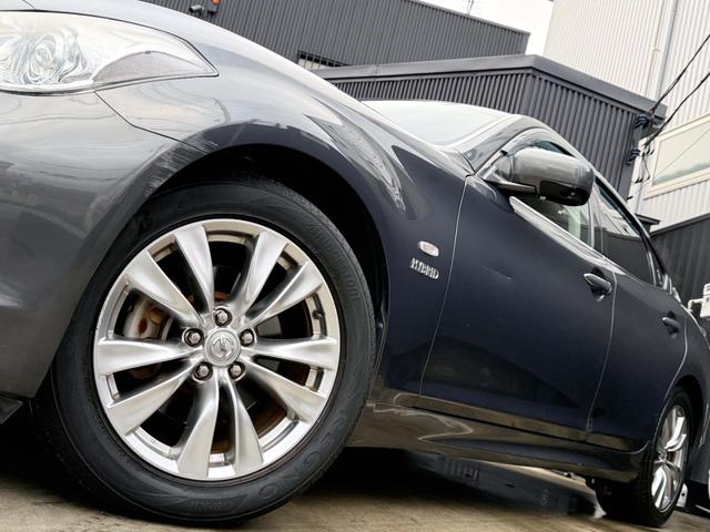 フーガハイブリッド ベースグレード 法人ワンオーナー レーダークルーズ 純正HDDナビ 助手席オットマン バック、サイドカメラ インテリキー スペアキー ETC Bluetoothオーディオ 純正18インチアルミ フルセグTV(38枚目)