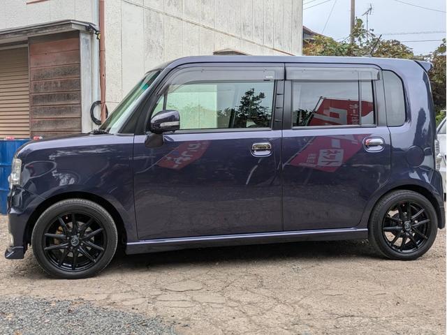 ピクシススペース カスタム RS 全席パワーウインドウ 電動格納ミラー スマートキー HID ETC 社外ナビ Bluetooth フルセグTV バックカメラ 社外フリップダウンモニター シートカバー 車高調 マフラー 社外15AW(9枚目)