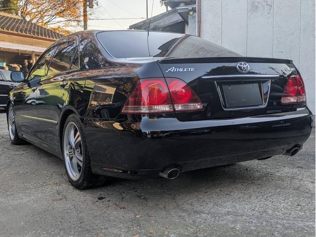 クラウン アスリート 60thスペシャルエディション 全席パワーウインドウ 電動格納ミラー スマートキー HID ETC 純正HDDナビ バックカメラ オートクルーズ ダウンサス 社外18AW(8枚目)