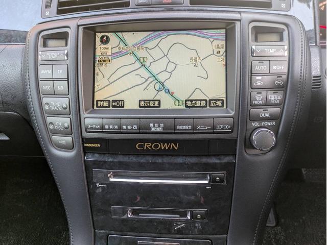 クラウン アスリート 60thスペシャルエディション 全席パワーウインドウ 電動格納ミラー スマートキー HID ETC 純正HDDナビ バックカメラ オートクルーズ ダウンサス 社外18AW(33枚目)