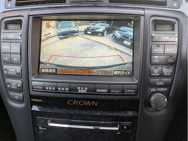 クラウン アスリート 60thスペシャルエディション 全席パワーウインドウ 電動格納ミラー スマートキー HID ETC 純正HDDナビ バックカメラ オートクルーズ ダウンサス 社外18AW(34枚目)