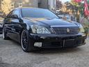 クラウン ロイヤルサルーン 全席パワーウインドウ 電動格納ミラー スマートキー HID ETC 純正DVDナビ 地デジチューナー バックカメラ オートクルーズ ダウンサス 社外19AW 中古車画像_4