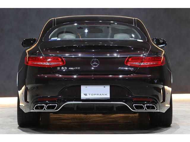 Ｓ６３　４マチック　クーペ　クリスタルグレーフルレザーインテリア　ルビーブラック　スワロフスキーＰＫＧ　ガラスルーフ　ＯＰ２０インチ鍛造ＡＷ　左ハンドル(21枚目)