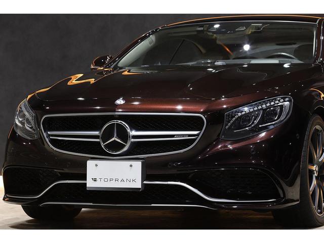 Ｓ６３　４マチック　クーペ　クリスタルグレーフルレザーインテリア　ルビーブラック　スワロフスキーＰＫＧ　ガラスルーフ　ＯＰ２０インチ鍛造ＡＷ　左ハンドル(26枚目)