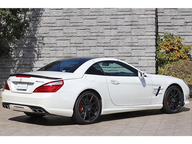 ＳＬ６３　ＡＭＧ　ＡＭＧパフォーマンスＰＫＧ　５６４ＰＳ　カーボンインテリアトリム　Ｆ１９／Ｒ２０インチＡＭＧ鍛造ＡＷ　マジックスカイルーフ　１オーナー(2枚目)