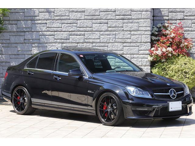 Ｃ６３　ＡＭＧ　エディション５０７　ＮＡ最終　限定モデル　左ハンドル　黒革　レーダーセーフティＰＫＧ　サンルーフ　専用１９インチＡＷ　ｈａｒｍａｎ／ｋａｒｄｏｎ　走行３０８００ｋｍ(14枚目)